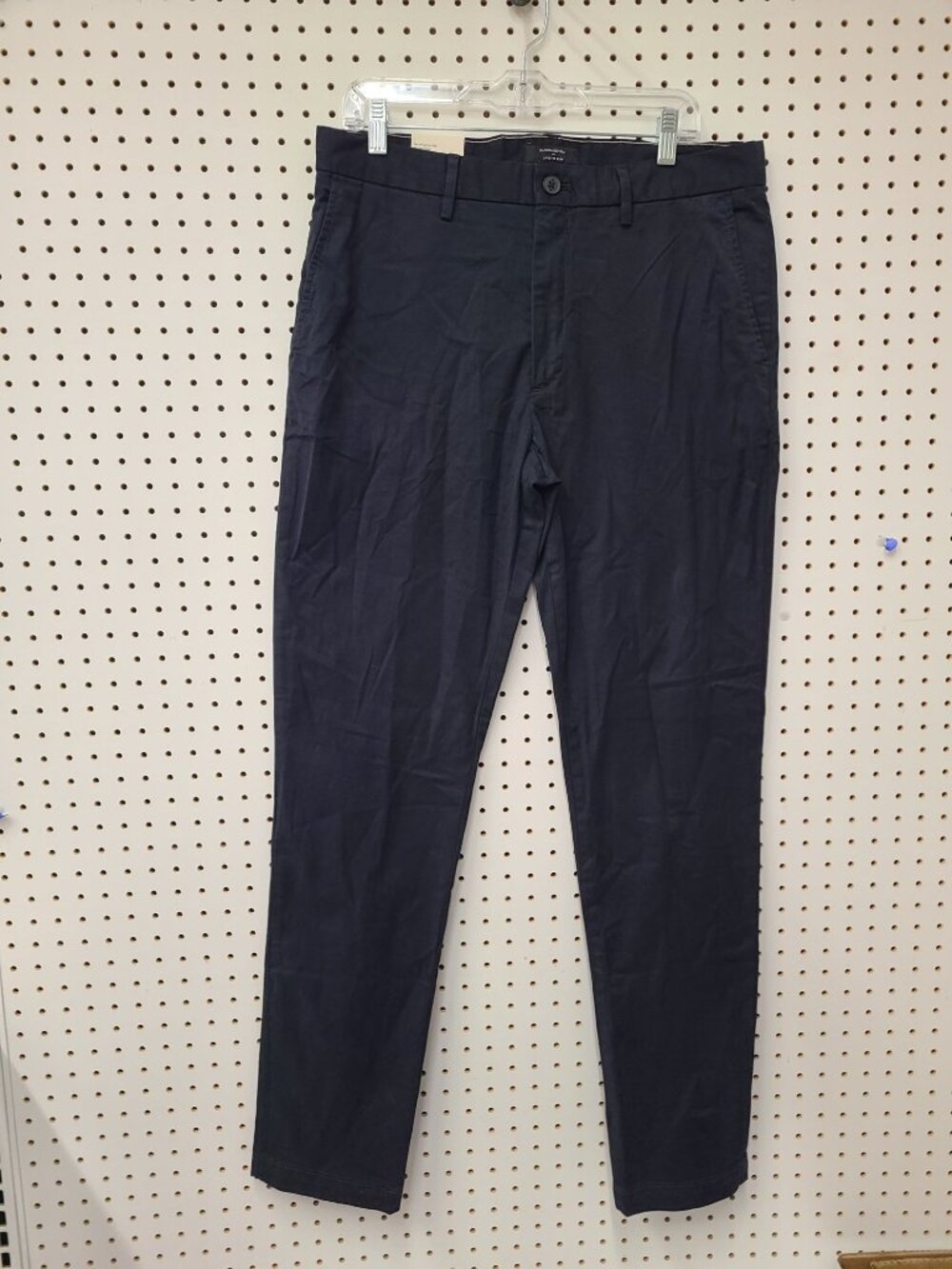 Banana Republic Mens Lived-In Slim Chino Pants 34x34 Navy
